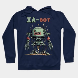 Futuristic Funny Robots  XA-bot Hoodie